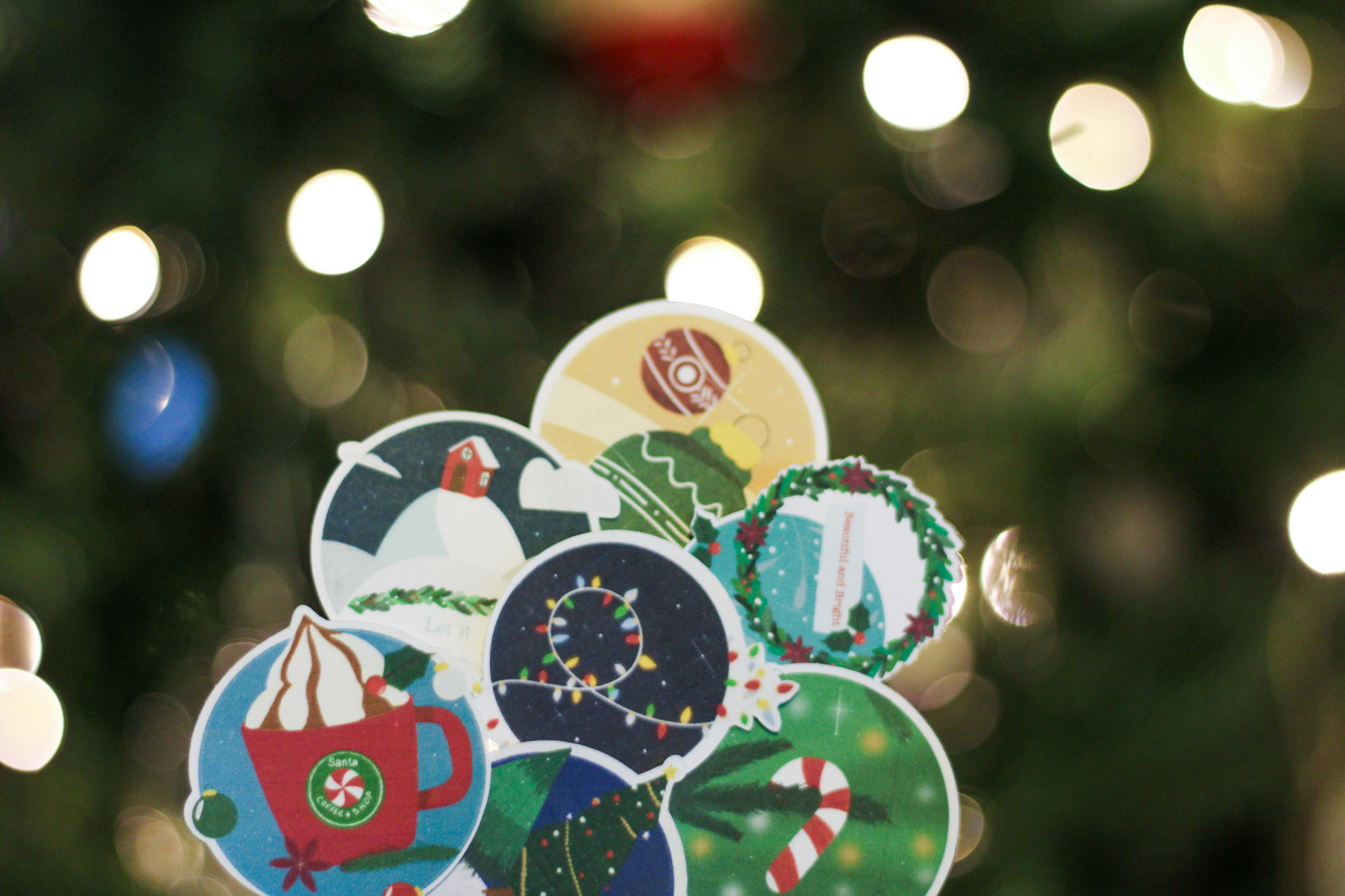 Mes premiers Stickers : créations de noël