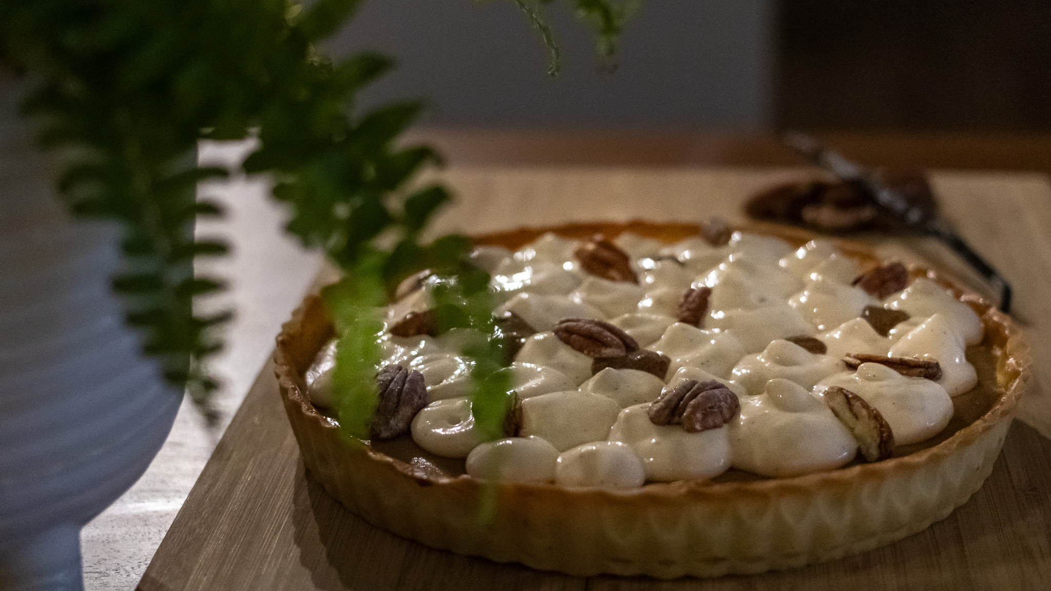 Tarte Noix de pécan et chocolat Dulcey | Aurélien Cohen